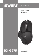 Sven RX-G975 Operation Manual preview