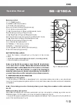 Preview for 19 page of Sven SB-2160A Operation Manual