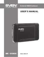 Sven SE-205E User Manual preview