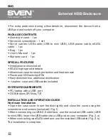 Preview for 3 page of Sven SE-205E User Manual