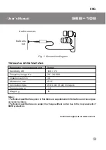 Предварительный просмотр 3 страницы Sven SEB-108 User Manual