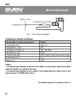 Предварительный просмотр 3 страницы Sven SEB-110 User Manual