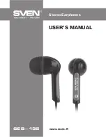 Sven SEB-135 User Manual предпросмотр