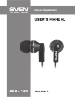 Предварительный просмотр 1 страницы Sven SEB-145 User Manual