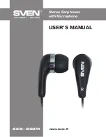Sven SEB-250M User Manual preview