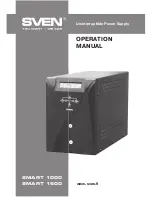 Preview for 1 page of Sven SMART 1000 Operation Manual