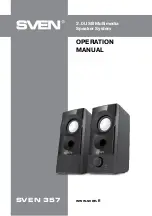 Sven SPS-357 Operation Manual preview