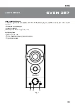 Preview for 3 page of Sven SPS-357 Operation Manual