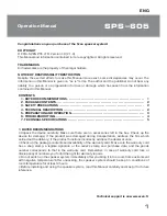 Preview for 2 page of Sven SPS-605 Operation Manual