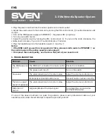 Preview for 5 page of Sven SPS-605 Operation Manual