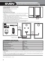 Preview for 4 page of Sven SPS-609 User Manual