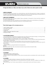 Preview for 6 page of Sven SPS-609 User Manual