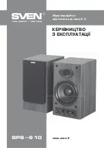 Предварительный просмотр 7 страницы Sven SPS-610 Operation Manual