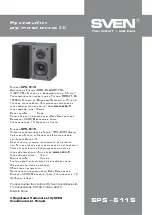 Preview for 20 page of Sven SPS-611S Operation Manual