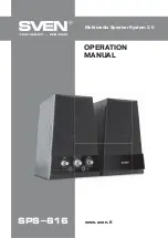 Предварительный просмотр 13 страницы Sven SPS-616 Operation Manual