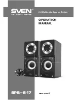 Sven SPS-617 Operation Manual предпросмотр