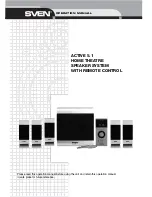 Предварительный просмотр 8 страницы Sven SPS-670 Operation Manual