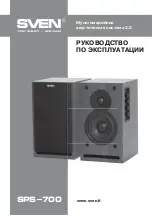 Предварительный просмотр 1 страницы Sven SPS-700 Operation Manual