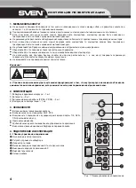 Preview for 4 page of Sven SPS-855 Operation Manual