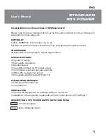 Предварительный просмотр 2 страницы Sven standard 303 power User Manual