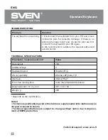 Предварительный просмотр 3 страницы Sven standard 303 power User Manual