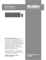 Preview for 4 page of Sven standard 310 combo User Manual