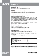 Preview for 1 page of Sven STANDARD PRO 3G-5 User Manual