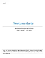 SVINZ SDC008 Welcome Manual preview