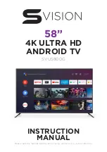 Svision SVU5800G Instruction Manual предпросмотр