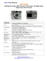 SVP CDC-6100 Specifications preview