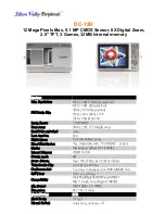 SVP DC-12H Specifications preview