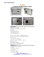 SVP DC-203 Specifications preview