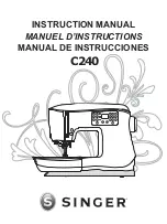 Preview for 1 page of SVP SINGER C240 Instruction Manual