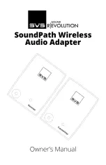 Предварительный просмотр 1 страницы SVS Sound Revolution SoundPath Wireless Audio Adapter Owner'S Manual