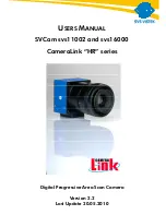 Preview for 1 page of SVS-Vistek CameraLink svs11002 User Manual