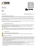 Preview for 1 page of SVS 01295.96 Operating Instructions Manual