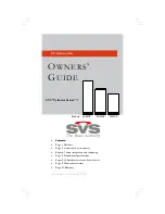 Preview for 1 page of SVS 16-46CS Owner'S Manual