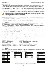 Предварительный просмотр 5 страницы SVS Minicall 12 Operating Instructions Manual