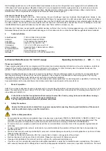 Предварительный просмотр 3 страницы SVS SHR-12 L4 Operating Instructions Manual