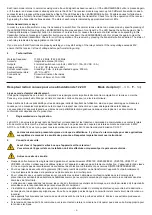 Preview for 5 page of SVS SHR-12 L4 Operating Instructions Manual