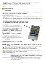 Предварительный просмотр 6 страницы SVS SHR-12 L4 Operating Instructions Manual