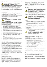 Предварительный просмотр 3 страницы SVS SHR-7 L3 Operating Instructions