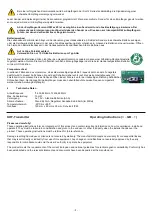 Preview for 2 page of SVS SHT-12 BS Operating Instructions Manual