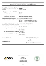 Preview for 8 page of SVS SHT-12 FS Operating Instructions Manual