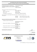 Preview for 4 page of SVS SHT-7 C4 Operating Instructions