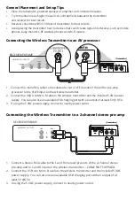 Предварительный просмотр 3 страницы SVS SoundPath Tri-Band Wireless Audio Adapter Owner'S Manual