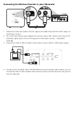 Предварительный просмотр 4 страницы SVS SoundPath Tri-Band Wireless Audio Adapter Owner'S Manual