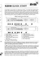 SVSi N2000 series Quick Start preview