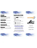 SW Comms ShoreTel 212k Quick Manual preview