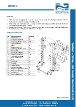 Предварительный просмотр 3 страницы SW Stahl PROFI Tools 20320L Instruction Manual